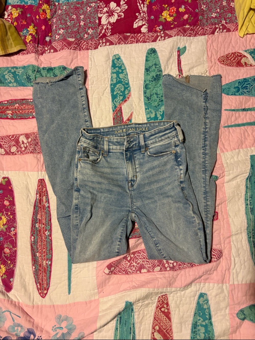 American Eagle Outfitters Light Wash Flare Jeans